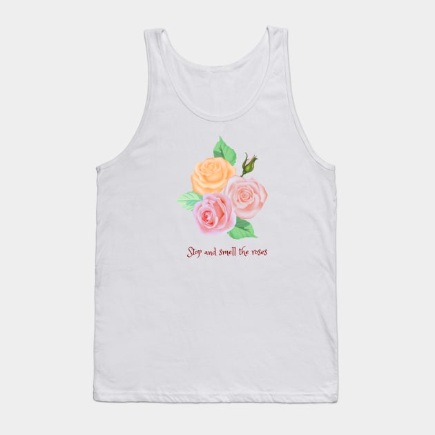Stop and smell the roses Tank Top by Salasala